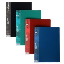 A set of folders A5, 20 inserts, calligrata, pocket on the spine, mix, 4 pieces