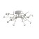 Ceiling chandelier Mantra Adn, Led, 5500lm, 3000k, 310 mm, matte white color