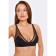 Women's brash braid, size l, black color