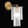 Wall lamp EVOLUCE. Sle1122-301-01. Lynden. 1x40 W, E14, 15x29 cm, brass color