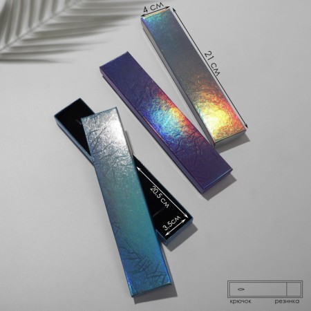 Gift box for a bracelet/chain/clock "Galaxy", 21x4, color mix