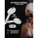 The shower system Zein Z3892, pouring in the case, upper watering can D = 23 cm, manual 11.5 cm, chrome