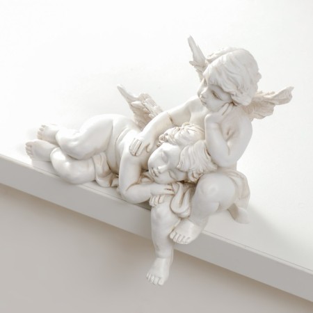 Polystone souvenir "Sleeping Angels" mix 11x6.5x11.5 cm-2
