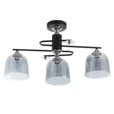 Люстра "Хаям" 3хE27 40Вт черный 60х30х35 см BayerLux