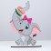 Stand for hairpins and bows "Elephant, 30 x 21 cm