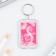 Gift set: keychain and ballpoint pen "Happy Spring", 16.2 cm x 11 cm.