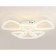 LED ceiling LED with Ambrella Light, Original, Fa4512, 6xLED, 80 W, 6000LUM, 3000-6400K, white color, white