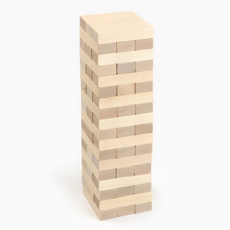 The falling tower "Game time", 54 bars, 7.5x7.5x27 cm-1