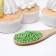 Confectionery sprinkling with a soft center "Pearls". Green, 2-5 mm, 50 g