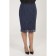 Female skirt, size 64, dark blue color