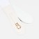Women's belt, width 6 cm, elastic band, metal buckle, white color