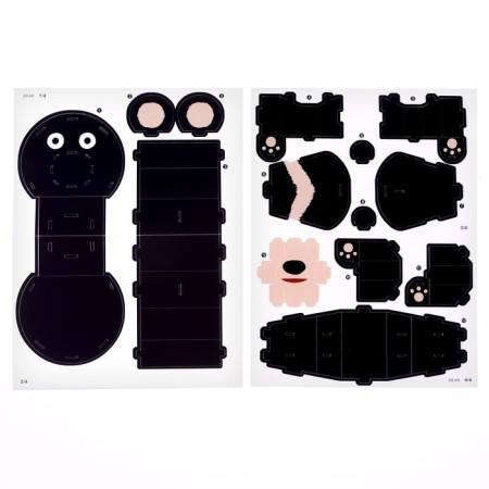 Set for creativity Sector 3d Figures "Bear"-1