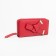 Women's wallet with lightning, red color
