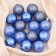 Set of balls plastic D-3 cm, 24 pcs "Kame" Blue