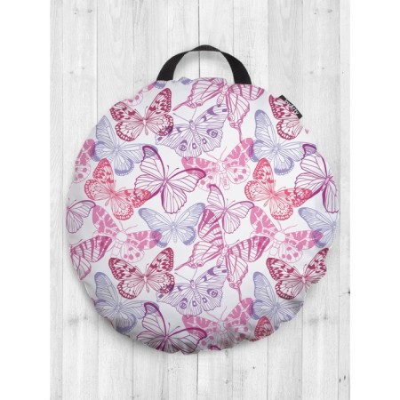 Siddle Pill "Bright butterflies", Decorative, D = 52 cm