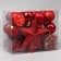 A set of jewelry plastic 54 pcs "Star Sky" Mishura 2.5 cm, red