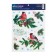 Interior sticker with the luminous layer of the "bullfinch", 21 x 29.7 cm, New Year