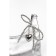 Bag Cross-Body Women's, genuine leather, Ludor silver, 21x6x13 cm