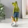 Souvenir Polystone Lac "Frog - Walk with the Dog" 16.5x9x4.5 cm