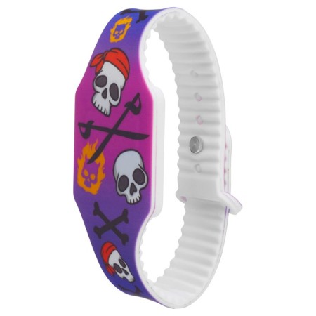 Watch of washing electronic, children's, "skulls", strap L-22.5 cm-1