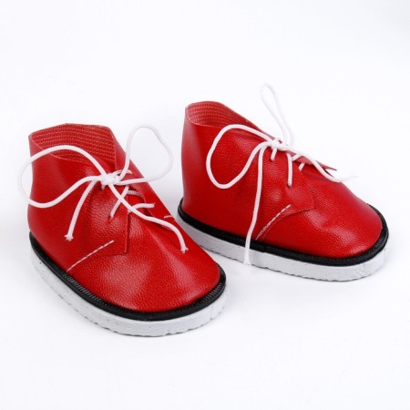 Boots for the doll "Eligations", the length of the sole: 7.5 cm, 1 pair, red color-3
