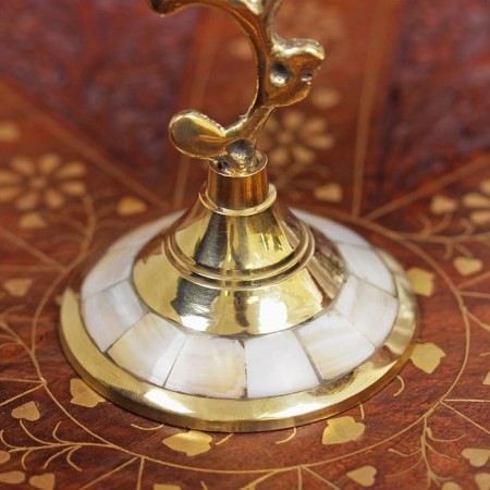 Brass Brass for 3 candles 21 cm "Stem"-2