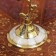 Brass Brass for 3 candles 21 cm "Stem"