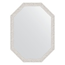 Mirror in the baguette frame, white minting 46 mm, 58x78 cm