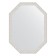 Mirror in the baguette frame, white minting 46 mm, 58x78 cm