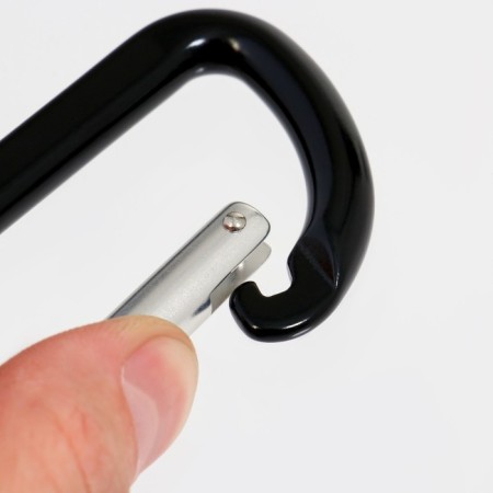 Carabiner with a latch, 7.5x4 cm, mix-4