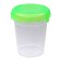 The basis for creativity and decor is a glass with a lid, 5.2 × 6.5 cm