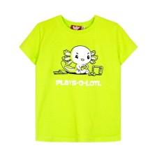 Children's T -shirt, height 122 cm, light green color