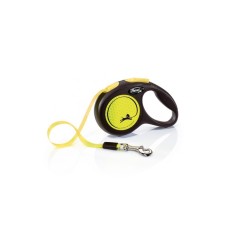 Roulette FLEXI Neon New XS (up to 12 kg) tape 3 m, yellow
