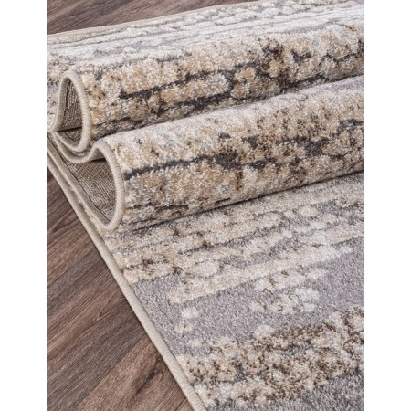Rectangular carpet Merinos Ibiza, size 160x230 cm, color Beige-Gray-1