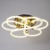 Rioly chandelier LED 96W gold 60x60x6 cm Bayerlux