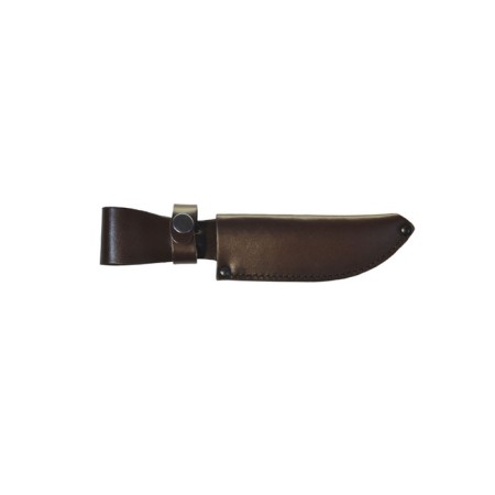 A small knife cover, with a blade of 14 cm long, leather, mix of flowers-1