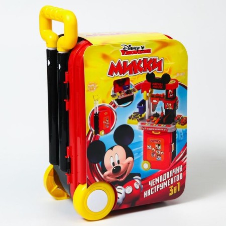A set of builder with instruments in the gaming "Module" suitcase, Mickey Mouse-4