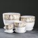 Set of flower pots 4 pcs. White lotus 0.4 / 1 / 2.5 / 5 l