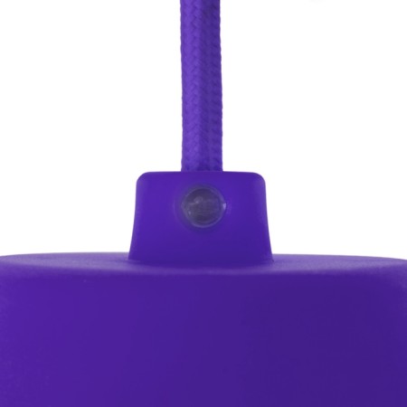 Cartridge E27 Silicone with a cord 1 m purple Rexant-6