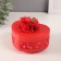 Musical mechanical "Tender roses" Red Casket 12x13.5x10.5 cm