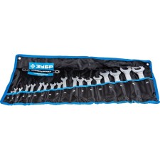 A set of combined wrench of the bison 27087 -H18, professional, 6 - 32 mm, 18 pieces