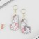 Parish key rings for keys "cats Love", 6.5 x 5.8 cm