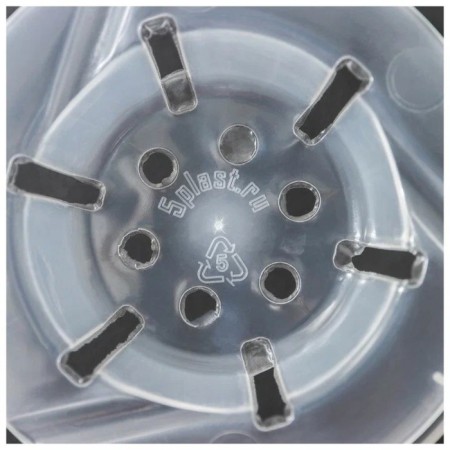 Plastic pot "Orchid", D = 15, natural-5