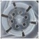 Plastic pot "Orchid", D = 15, natural