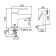 Accoona A9202 shell mixer, one -leaf, with hygienic watering, brass, chrome