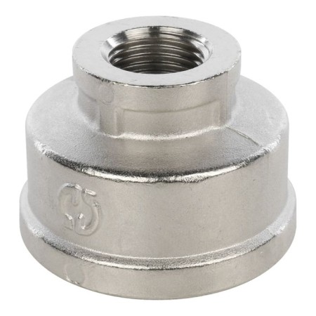 Transitioning stout SFT-0006-011234, 1 1/2 "x 3/4", internal thread, nickel. brass