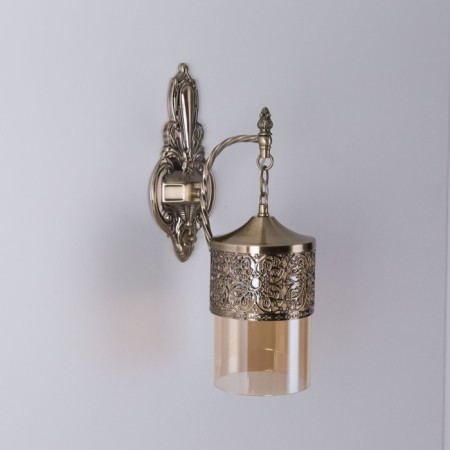 Sconces Citilux "emir" CL467313, 12x39 cm, 1x75W, e27, brown color-6