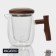 Glass teapot with sieve Magistro "Loft" 400 ml, 15 × 9 × 11.5 cm