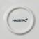 Porcelain dish Magistro "shell", d = 25.3 cm, white color