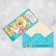 Money envelope "Happy Birthday", Bear, 16.5 × 8 cm
